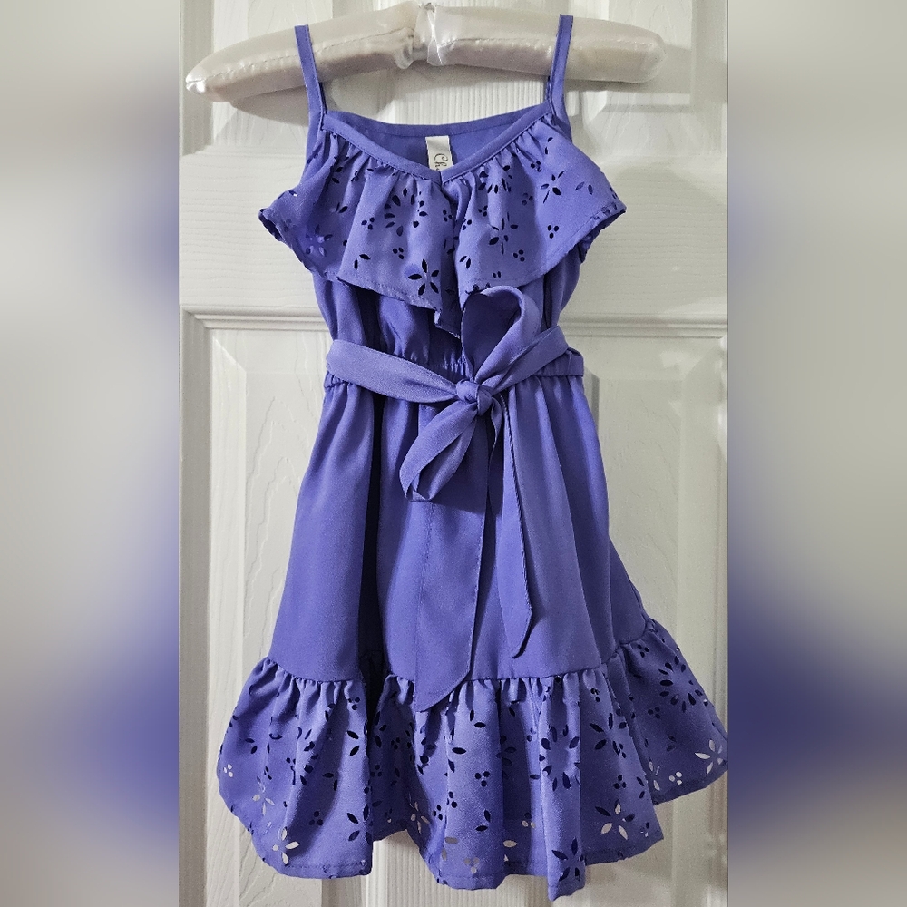 Cherokee Lavender Eyelet Kids Dress